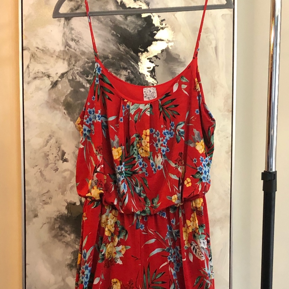 Floral summer jumpsuit
